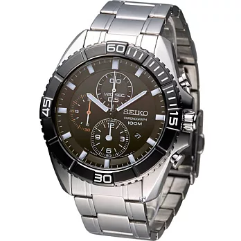精工錶 SEIKO CRITERIA急速三眼計時腕錶 7T92-0PV0D SNDF23P1
