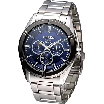 精工錶 SEIKO Criteria 隱劍武者太陽能腕錶 V14J-0CC0B SNE319P1