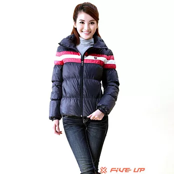 【FIVE UP】糖果派對泡泡領羽絨外套-女(深海藍)S深海藍