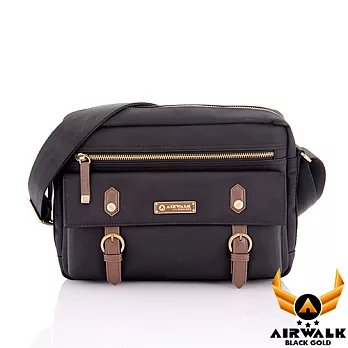 【美國 AIRWALK】宇宙低調潮流側背包神秘黑