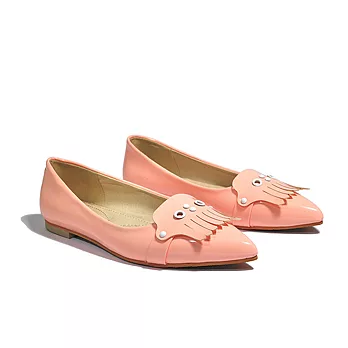 EOWYN。韓系學院風幾何圖案包鞋/3色/35-39碼(預購)35粉色35