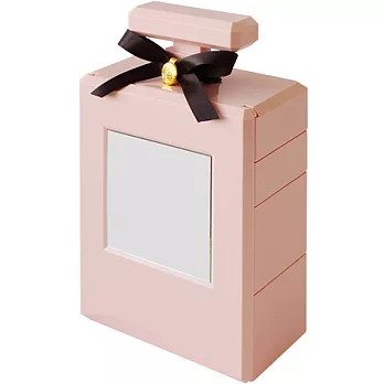 《Sceltevie》香水附鏡珠寶盒(粉紅)