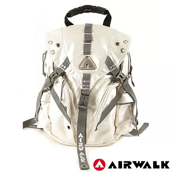 【美國 AIRWALK】經典特殊三叉大後背包(珍珠白)珍珠白