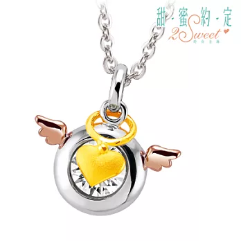 甜蜜約定金飾 ♥俏天使♥ 金加鋼墜