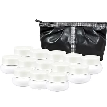 Whoo 后 拱辰享雪白潤澤乳霜攜帶瓶(4ml)*13+名媛皮質化妝包