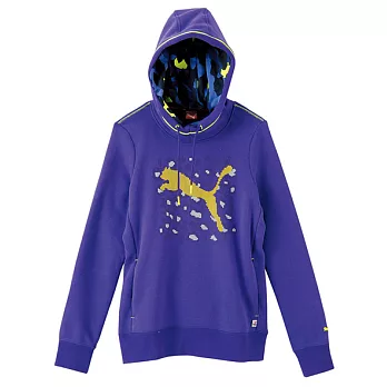 【UH】PUMA - 紫色長袖連帽T恤(女款) -S紫色