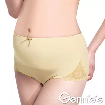 Gennie’s奇妮 休閒蕾絲孕婦高腰內褲(GB17)M粉嫩黃