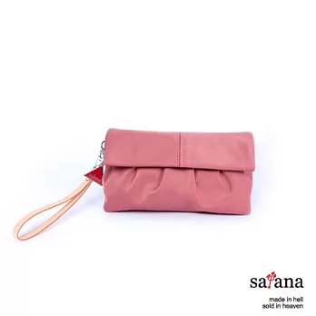 satana - 輕巧型手拿包 - 陶土紅