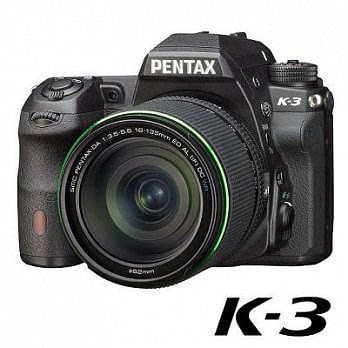 PENTAX K-3 (黑) +DA18-135WR防水旅遊鏡組【公司貨】