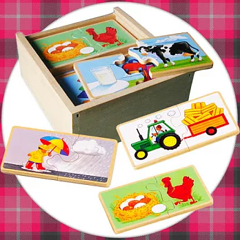 【班恩傑尼】兒童益智拼圖-生活事物基本配對卡