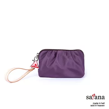 satana - 拉鍊式手拿萬用包 - 紫水晶