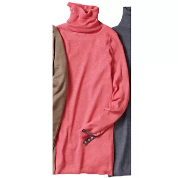 【cecile】親膚貼身高領上衣L粉紅