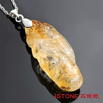 石頭記 黃水晶開運項鍊-瓜疊綿綿黃水晶