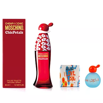 MOSCHINO 花舞女性淡香水30ml 加贈愛戀愛小香水4.9ml