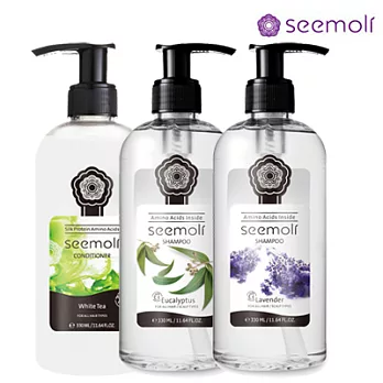Seemoli 蓆沐麗 健康髮絲柔護三入組