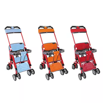 YIP-baby 955可躺式機車椅推車(紅色)