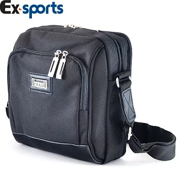 Ex-sports 個性 防水小巧方包(19cm)黑色
