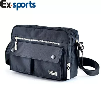 Ex-sports 格調 休閒小巧隨身包(26cm)黑色