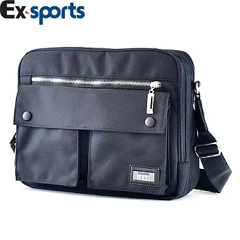 Ex-sports 格局 防水休閒公事包(30cm)黑色
