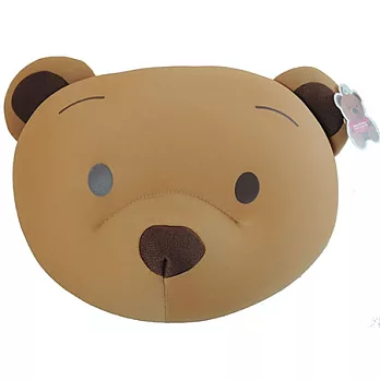 熊頭U型兩用枕-男孩