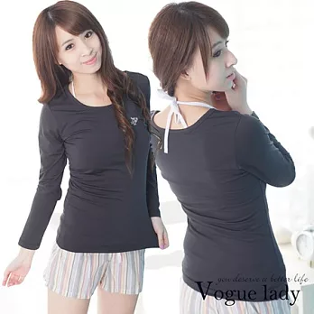 【Vogue Lady】暖暖秋冬保暖發熱衣系列(黑)S黑