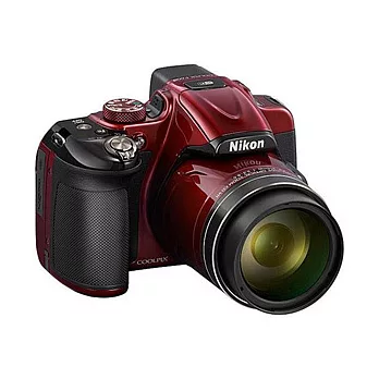 【Nikon】COOLPIX P600(公司貨)+SDHC32G+專用電池+專用座充+清潔組+小腳架+讀卡機+保護貼-紅色