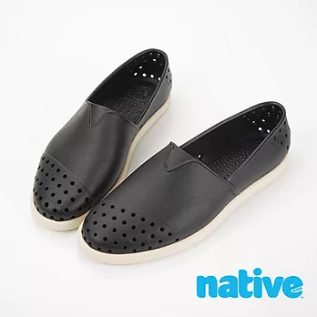 native VERONA 懶人晴雨休閒鞋(男/女)25墨魚黑
