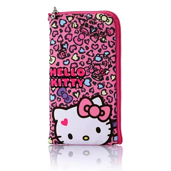 Hello Kitty錦綸布仕女型手機包-L (摩登、多彩、櫻桃)