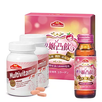 你滋美得 女性專用維他命專業呵護組(女性專用維他命+姬凸飲)