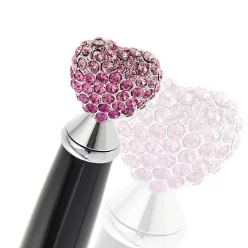 ARTEX 傾訴迷你原子筆 漸層鑲嵌水鑽 小巧迷你 親暱訴語-粉紅水鑽