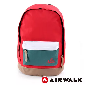 【美國 AIRWALK】玩色狂熱14”筆電輕型後背包-男綠色