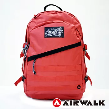 【美國 AIRWALK】陽光型男後背包-火熱紅