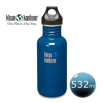 美國Klean Kanteen可利不鏽鋼瓶532ml-地球藍