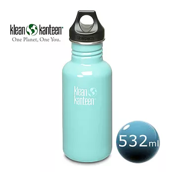 美國Klean Kanteen可利不鏽鋼瓶532ml-天空藍