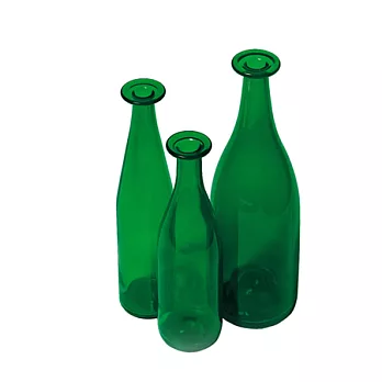 Cappellini 3 Green Bottles 手工綠瓶三件組