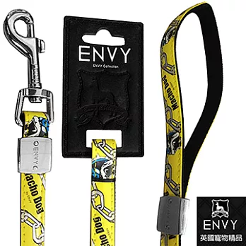 【凱堡】英國ENVY 寵物精品 拉繩《酷狗》S號黃色