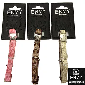 【凱堡】英國ENVY 寵物精品 項圈《伊麗絲》SS號咖啡色