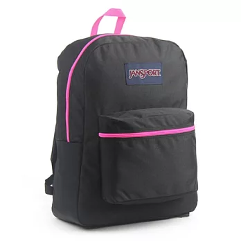 JanSport 校園背包(SOVEREXPOSED)-搖滾黑