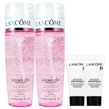 LANCOME 蘭蔻 超水妍舒緩保濕凝露2011新款(200ml)*2+超進化10ml