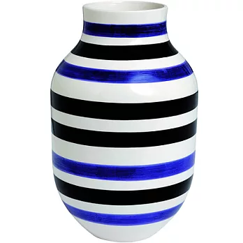 《KAHLER》Omaggio大花瓶(黑藍L)