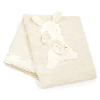 美國Bunnies By The Bay海灣兔，米小兔立體柔軟毯，“My Blankie” Blanket-Cream