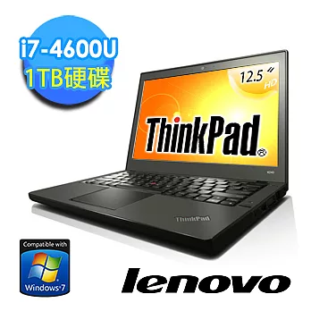 【Lenovo】ThinkPad X240 20ALA06GTW IPS面版高效能筆電 (i7-4600U/12.5吋/8G/1TB/Win7 Pro)