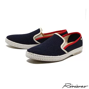 Rivieras 20° 度 洞洞 懶人鞋 藍 紅41藍紅