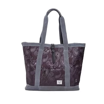 CLOT X HERSCHEL TOTE BAG灰紫