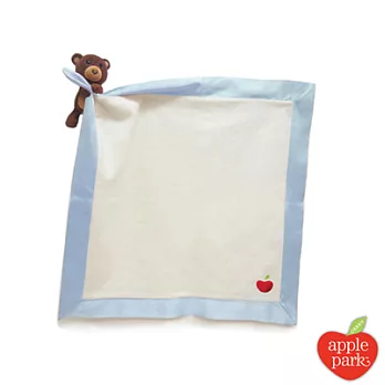 【 美國 Apple Park 】有機棉玩偶隨身毯 - 小熊