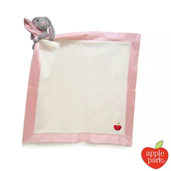 【 美國 Apple Park 】有機棉玩偶隨身毯 - 長耳兔