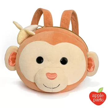 【 美國 Apple Park 】有機棉玩偶造型背包 - 香蕉小猴