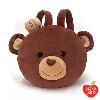 【 美國 Apple Park 】有機棉玩偶造型背包 - 蜂蜜小熊