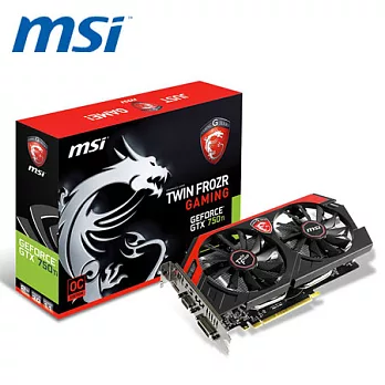 MSI 微星 N750 TI GAMING 2GD5/OC 顯示卡