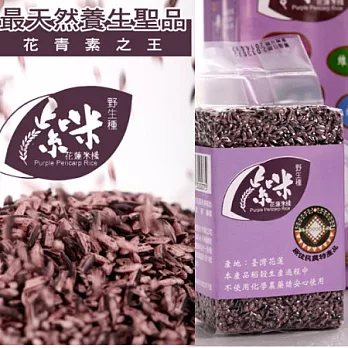 【米棧】花蓮野生種紫米 有機轉型期農糧產品(300gX12包)(含運)